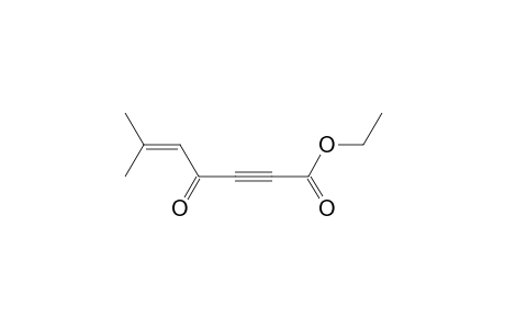 Ethyl 5-methyl-3-oxo-4-hexene-2-yne-1-carboxylate