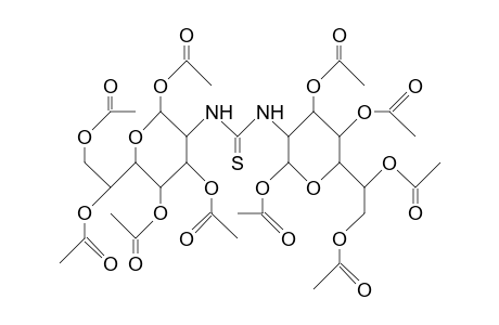 N-(1,3,4,6,7-O-Ac-2-deoxy-A-D-gly-L-glu-heptopy-2-yl)-N'-(1,3,4,6,7- O-ac-2-deoxy-B-D-gly-L-glu-heptopy-2-yl)-thiourea