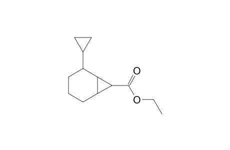 Bicyclo[4.1.0]heptane,-3-cyclopropyl,-7-carbethoxy (-E)