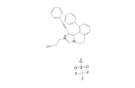 2-(BUT-3-YNYL)-10-PHENYL-1-(PHENYLETHYNYL)-5,6-DIHYDRO-IMIDAZO-[5,1-A]-ISOQUINOLIN-2-IUM-TRIFLUOROMETHANESULFONATE