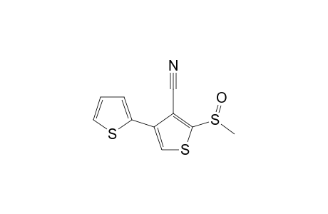 Thiophene-3-carbonitrile, 2-methylsulfinyl-4-(2-thienyl)-