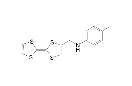 N-(4-Methylphenyl)aminomethyltetrathiafulvalene