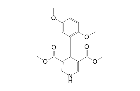 Dimethyl 4-(2,5-dimethoxyphenyl)-1,4-dihydro-3,5-pyridinedicarboxylate