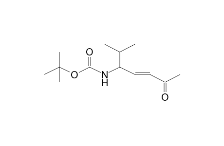 3-(E)-Hepten-2-one, (5S)-5-[(t-butoxycarbonyl)amino]-6-methyl-