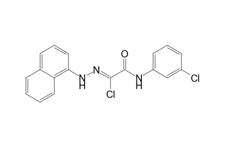 (1Z)-2-(3-chloroanilino)-2-keto-N-(1-naphthyl)acetohydrazonoyl chloride