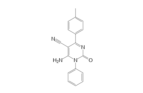 6-AMINO-5-CYANO-4-(4-METHYLPHENYL)-1-PHENYL-2(1H)-PYRIMIDINONE