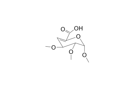 Methyl-4-deoxy-2,3-di-O-methyl.beta.l-threo-hex-4-enopyranosid uronate