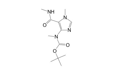 1-Methyl-4-[N-(t-butoxycarbonyl)-N-methylamino]-5-(N-methylcarbamoyl)-imidazole