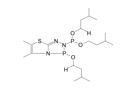 2-(ISOPENTYLOXYPHOSPHINO)-3-ISOPENTYLOXY-5,6-DIMETHYLTHIAZOLO[2,3-D]-1,2-DIHYDRO-1,2,4,3-TRIAZAPHOSPHOLE