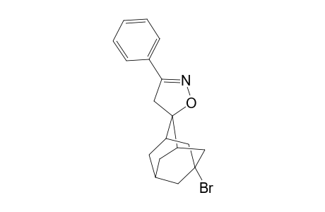 (E)-5-Bromo-3'-phenyl-4'-hydrospiro[adamantane-2:5'-.delta.-(2)-isoxazoline]