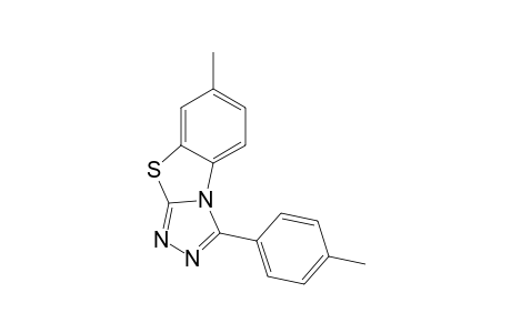 6-Methyl-1-(4-methylphenyl)-[1,2,4]triazolo[3,4-b][1,3]benzothiazole