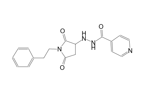 Isonicotinic acid, N'-(2,5-dioxo-1-phenethylpyrrolidin-3-yl)hydrazide