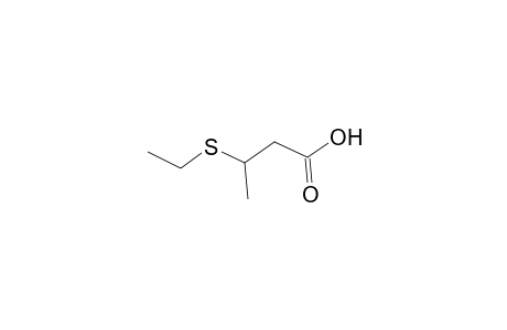 Butanoic acid, 3-(ethylthio)-