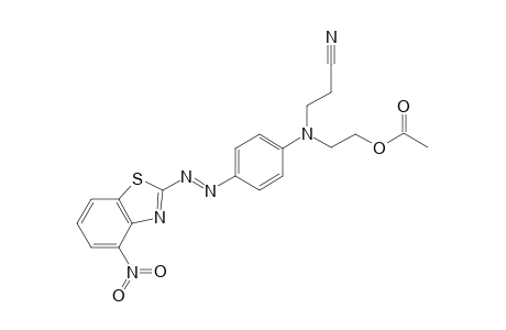 N-(2-Cyanoethyl)-N-(2-acetoxyethyl)-4-(nitrobenzthiaz-2-ylazo)-aniline