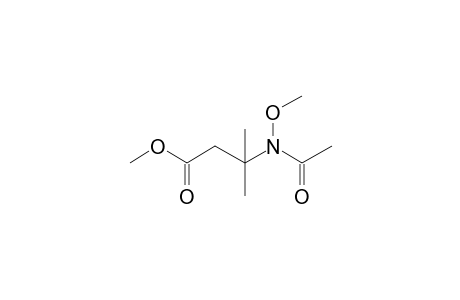 Methyl 3-[acetyl(methoxy)amino]-3-methylbutanoate