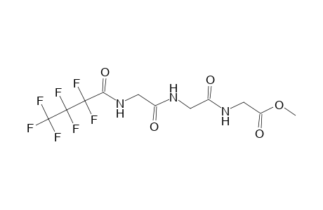 Glycine, N-[N-[N-(heptafluorobutyryl)glycyl]glycyl]-, methyl ester