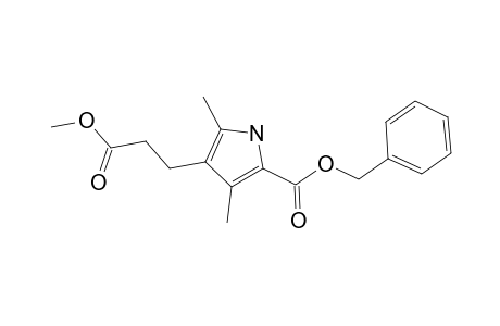 2-CARBOBENZOXY-3,5-DIMETHYL-PYRROL-4-PROPIONSAEUREMETHYLESTER