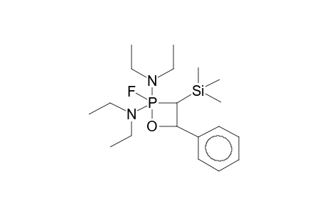 2,2-BIS(DIETHYLAMINO)-2-FLUORO-3-TRIMETHYLSILYL-4-PHENYL-1,2LAMBDA5-OXAPHOSPHETANE