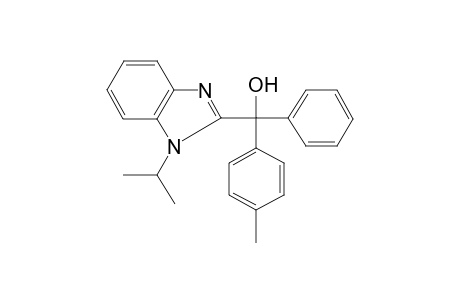 (1-Isopropyl-1H-benzimidazol-2-yl)(4-methylphenyl)phenylmethanol