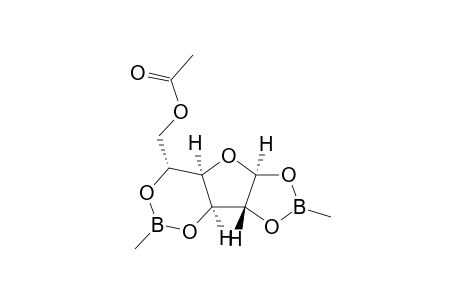 alpha-D-glucofuranose cyclic 1,2:3,5-bis(methylboronate)-6-acetate