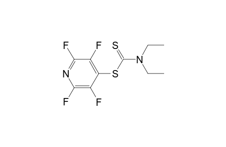 Carbamodithioic acid, diethyl-, 2,3,5,6-tetrafluoro-4-pyridinyl ester