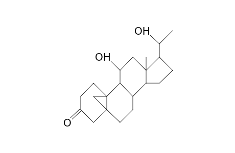 11b,20-Dihydroxy-5,19-cyclopregnan-3-one