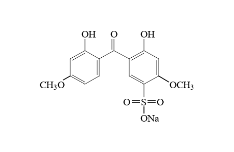 2,2'-DIHYDROXY-4,4'-DIMETHOXY-5-SULFOBENZOPHENONE-Na SALT