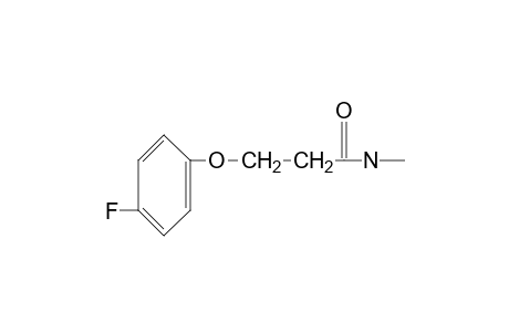 3-(p-fluorophenoxy)-N-methylpropionamide