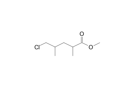 5-Chloro-2,4-dimethylpentanoic acid, methyl ester