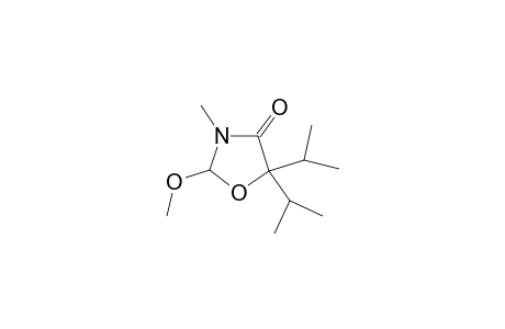 4-Oxazolidinone, 2-methoxy-3-methyl-5,5-bis(1-methylethyl)-