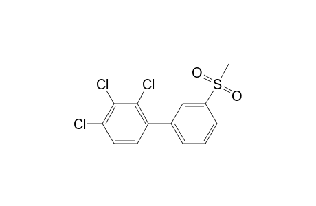 3-Methylsulfonyl-4',5',6'-trichlorobiphenyl