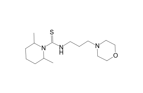 2,6-dimethyl-N-(3-morpholinopropyl)thio-1-piperidinecarboxamide