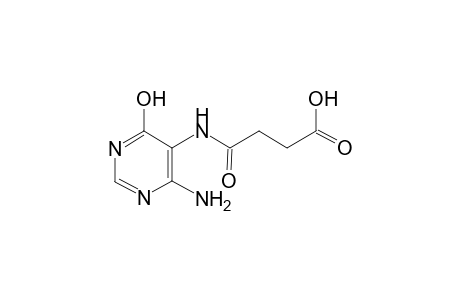 4-[(4-Amino-6-hydroxy-5-pyrimidinyl)amino]-4-oxobutanoic acid