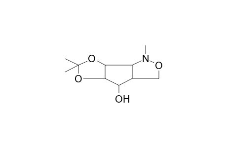 1H-[1,3]Dioxolo[4,5]cyclopent[1,2-c]isoxazol-4-ol, hexahydro-1,6,6-trimethyl-, [3as-(3a.alpha.,4.beta.,4a.beta.,7a.beta.,7b.alpha.)]-