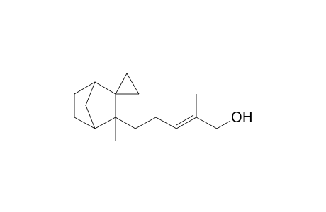 (2E)-2-Methyl-5-(3-methylspiro[bicyclo[2.2.1]heptane-2,1'-cyclopropan]-3-yl)-pent-2-en-1-ol