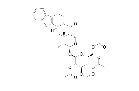 O',O',O',O'-TETRA-ACETYL-18,19-DIHYDRO-STRICTOSAMIDE