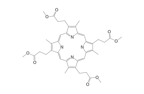 21H,23H-Porphine-2,7,12,17-tetrapropanoic acid, 3,8,13,18-tetramethyl-, tetramethyl ester