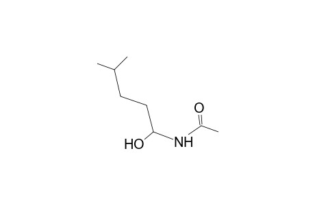 N-(1-hydroxy-4-methylpentyl)acetamide