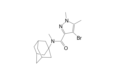 N-(1-adamantyl)-4-bromo-N,1,5-trimethyl-1H-pyrazole-3-carboxamide