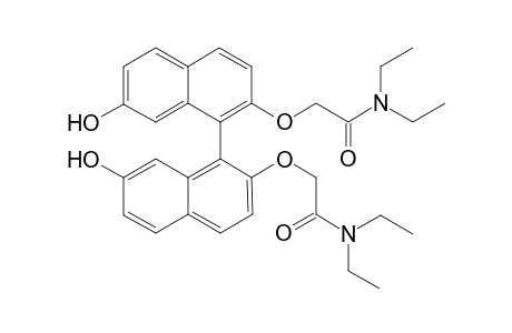 7,7'-Dihydroxy-2,2'-bis[(N,N-diethylamido)methoxy]-1,1'-binaphthyl