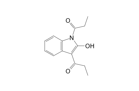 1,1'-(2-Hydroxy-1H-indole-1,3-diyl)dipropan-1-one