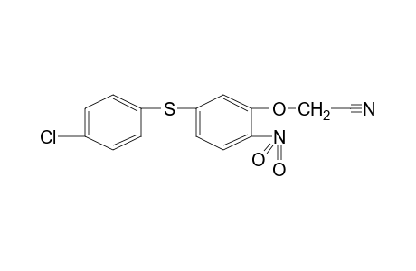 {5-[(p-chlorophenyl)thio]-2-nitrophenoxy}acetonitrile