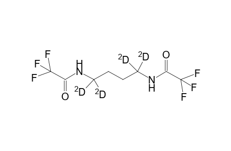 .alpha.,.alpha.,.alpha.',.alpha.'-D4-N,N'-Bis(trifluoroacetyl)putrescine