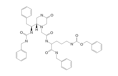 N-[2-[(2S)-[(1S)-(3-BENZYLUREIDO)-2-PHENYLETHYL]-5-OXO-PIPERAZIN-1-YL]-ACETYL]-ORN(Z)-NH-BN