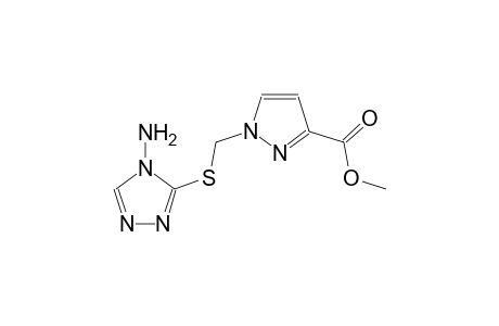 1H-pyrazole-3-carboxylic acid, 1-[[(4-amino-4H-1,2,4-triazol-3-yl)thio]methyl]-, methyl ester