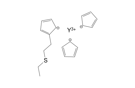 Yttrium(III) 2-(2-(ethylthio)ethyl)cyclopenta-2,4-dien-1-ide dicyclopenta-2,4-dien-1-ide