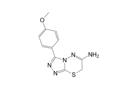 7H-[1,2,4]triazolo[3,4-b][1,3,4]thiadiazin-6-amine, 3-(4-methoxyphenyl)-