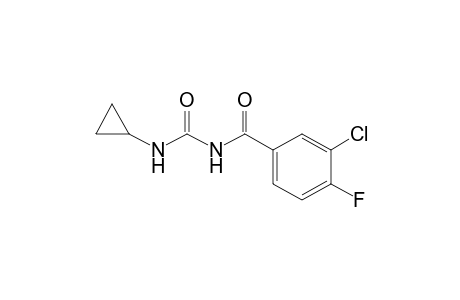 1-(3-chloro-4-fluorobenzoyl)-3-cyclopropylurea