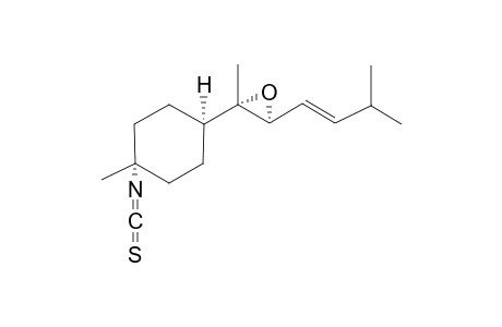 #1;7-ALPHA,8-ALPHA-EPOXY-THEONELLIN-ISOTHIOCYANATE;(2S,3S)-2-[(1R,4S)-4-ISOTHIOCYANATO-4-METHYLCYCLOHEXYL]-2-METHYL-3-[(E)-3-METHYLBUT-1-ENYL]-OXIRANE)