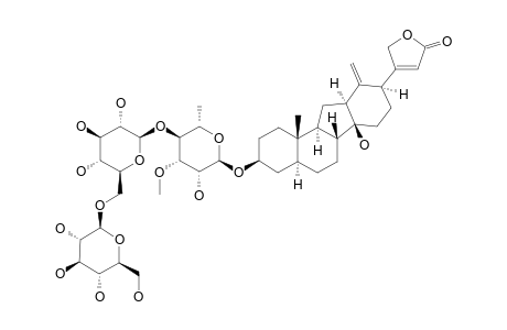 5-ALPHA-THEVETIOGENIN-BETA-GENTIOBIOSYL-(1->4)-ALPHA-L-ACOFRIOSIDE